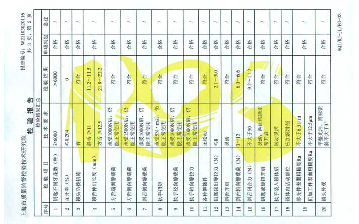 钢质门检验报告